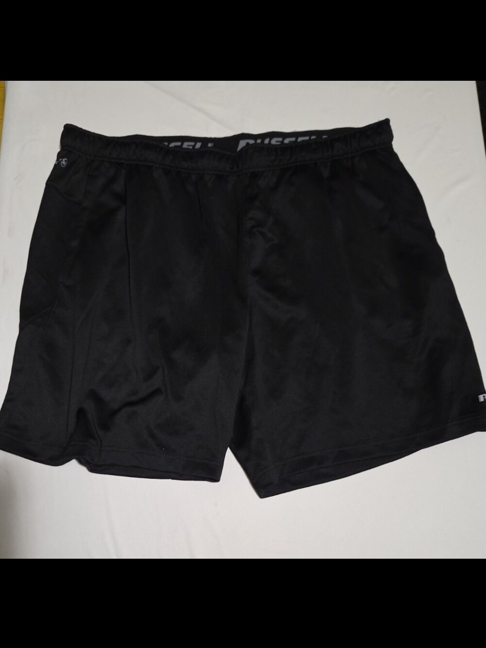 Russell mens 2X black basketball shorts #19